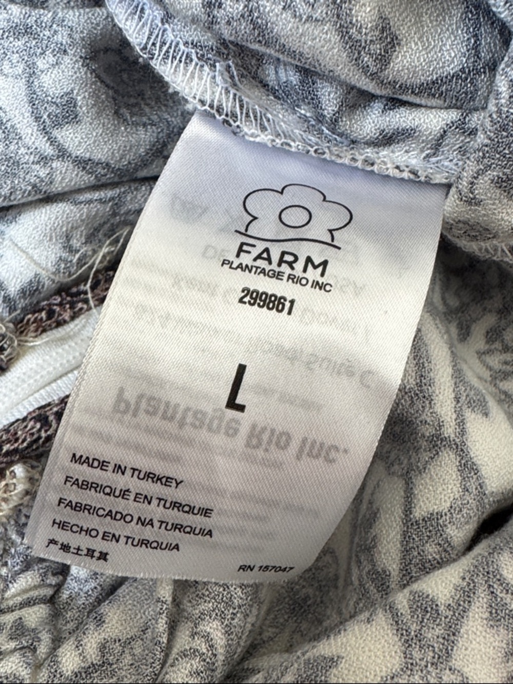 FARM Rio Green Multi Tropical Mini Dress - Picture 11 of 14
